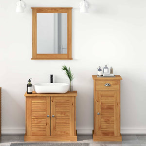 Badezimmermöbel Set VIGO Honigbraun Kiefer Massivholz