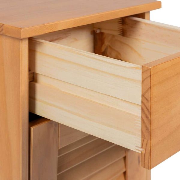 Badezimmermöbel Set VIGO Kiefer Honigbraun 5-teilig