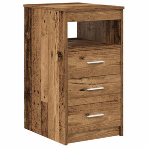 Schreibtisch Altholz mit Unterschrank