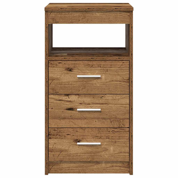 Schreibtisch Altholz mit Unterschrank