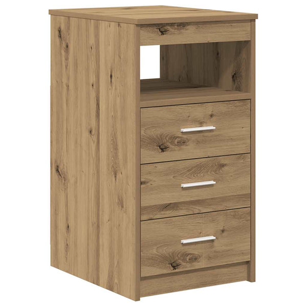 Schreibtisch mit Schrank Eiche