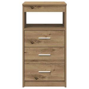 Schreibtisch mit Schrank Eiche