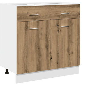 vidaXL 7-Piece Kitchen Cabinet Set Lyon Artisan Oak Engineered Wood