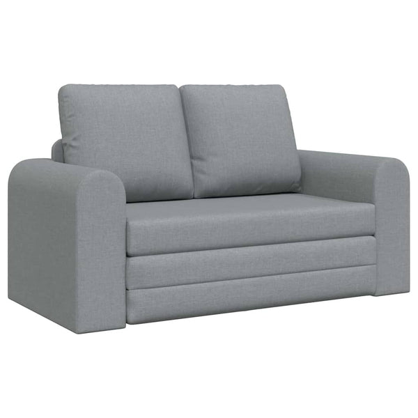 vidaXL Sofa Bed 60cm Light Grey Fabric