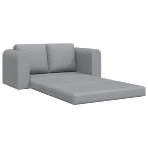 vidaXL Sofa Bed 60cm Light Grey Fabric