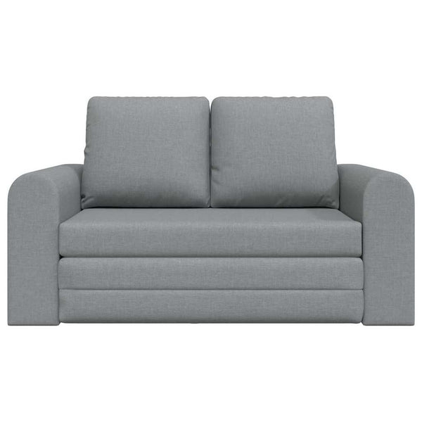vidaXL Sofa Bed 60cm Light Grey Fabric