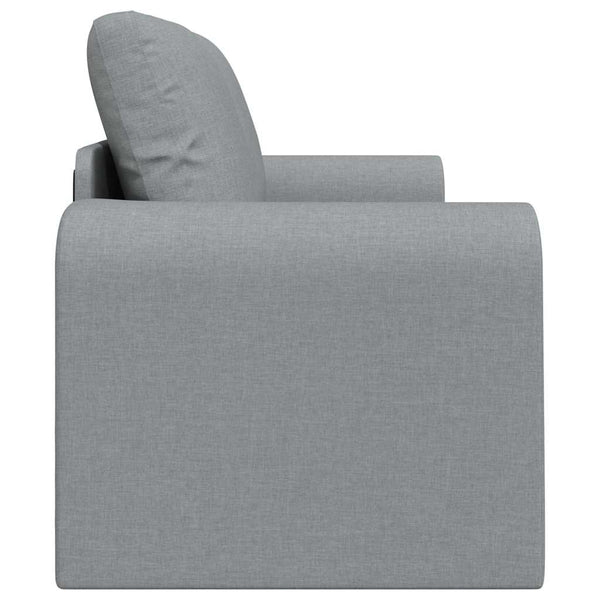 vidaXL Sofa Bed 60cm Light Grey Fabric