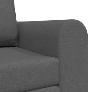 vidaXL Sofa Bed 60cm Dark Grey Fabric