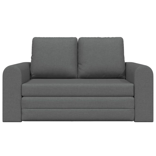 vidaXL Sofa Bed 60cm Dark Grey Fabric