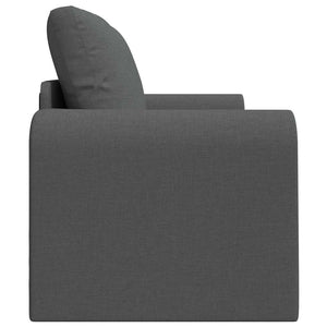 vidaXL Sofa Bed 60cm Dark Grey Fabric