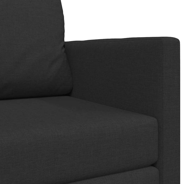 vidaXL Sofa Bed 110cm Black Fabric