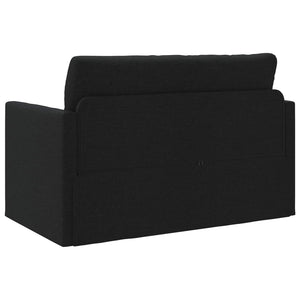vidaXL Sofa Bed 110cm Black Fabric