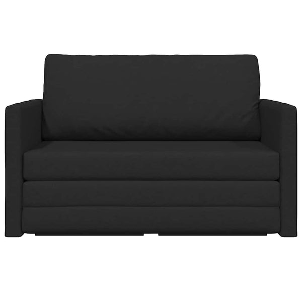 vidaXL Sofa Bed 110cm Black Fabric