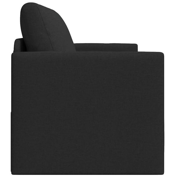 vidaXL Sofa Bed 110cm Black Fabric