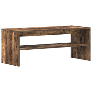 vidaXL TV Cabinet Smoked Oak 100x40x40 cm Engineered Wood