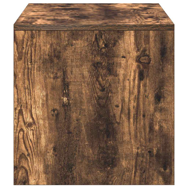 vidaXL TV Cabinet Smoked Oak 100x40x40 cm Engineered Wood