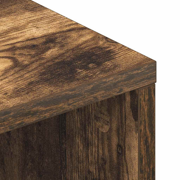 vidaXL TV Cabinet Smoked Oak 100x40x40 cm Engineered Wood