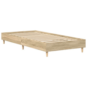 vidaXL Bed Frame without Mattress Sonoma Oak 90x200 cm Engineered Wood