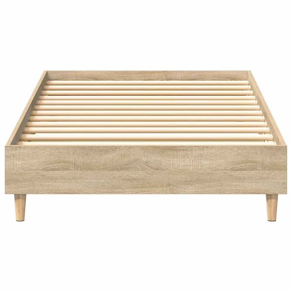 vidaXL Bed Frame without Mattress Sonoma Oak 90x200 cm Engineered Wood
