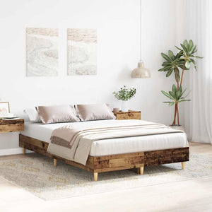 Bettgestell Altholz-Optik 140x190 cm