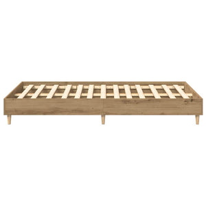 Bettgestell Artisan-Eiche 135x190 cm