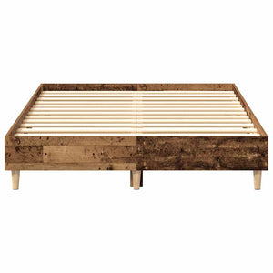 Bettgestell 120x190 cm Altholz-Optik