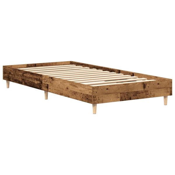 Bettgestell 90x190 cm Altholz-Optik