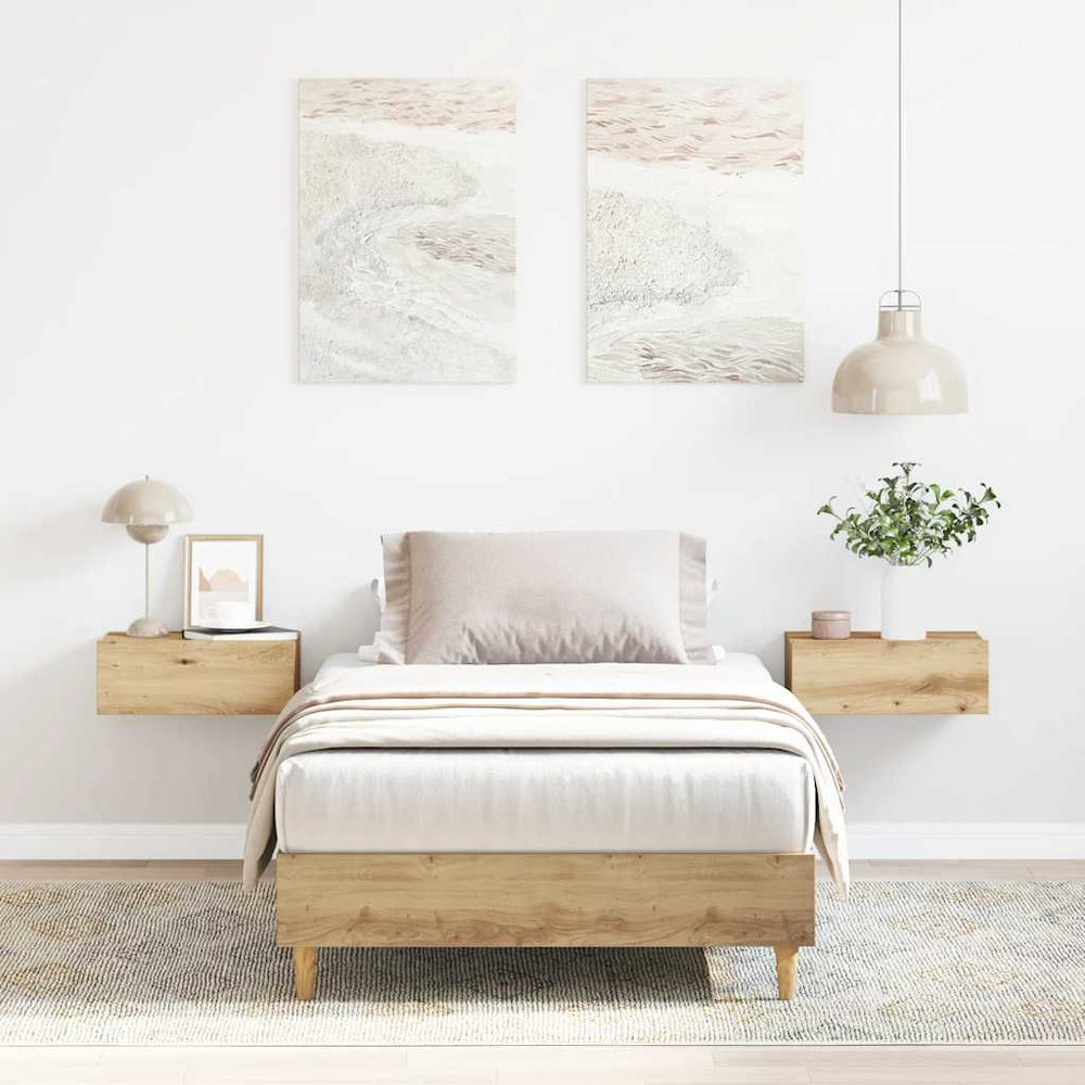 Bettgestell 90x190 cm Artisan Eiche