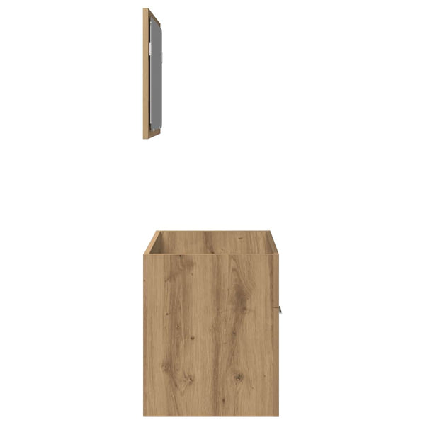 vidaXL 2-Piece Bathroom Furniture Set Artisan Oak Engineered Wood