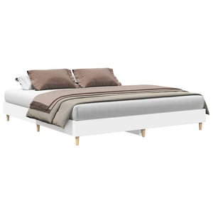 Bettgestell Weiß 200x200 cm