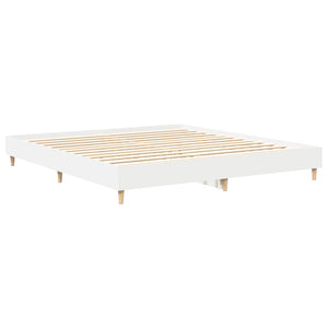 Bettgestell Weiß 200x200 cm