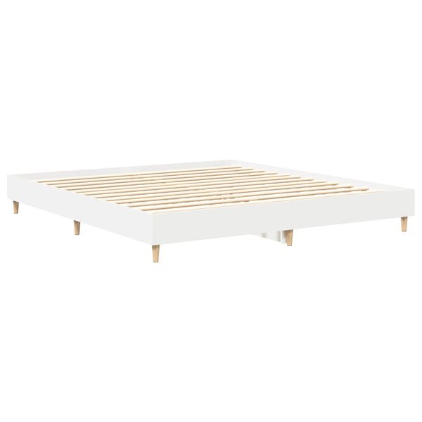 Bettgestell Weiß 200x200 cm