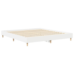 Bettgestell Weiß 200x200 cm
