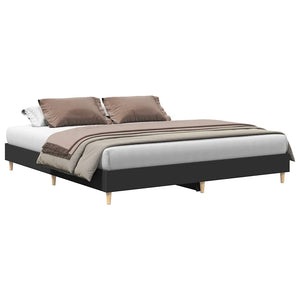 Bettgestell Schwarz 200x200 cm
