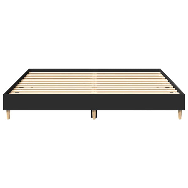 Bettgestell Schwarz 200x200 cm