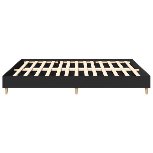 Bettgestell Schwarz 200x200 cm