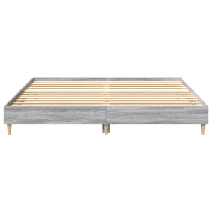 Bettgestell Grau Sonoma 200x200 cm
