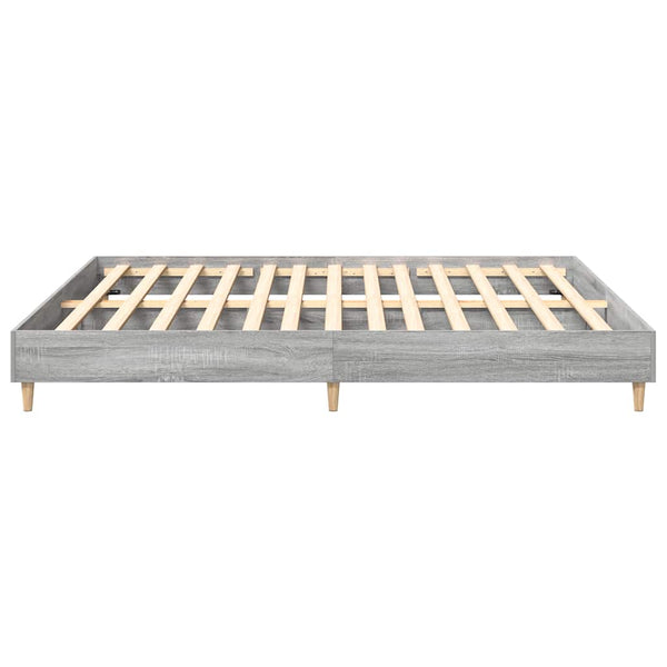 Bettgestell Grau Sonoma 200x200 cm