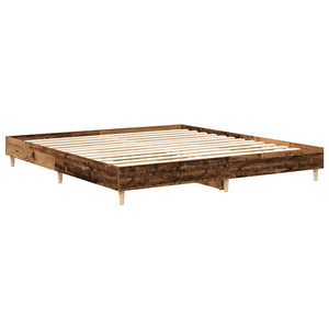 Bettgestell 200x200 Altholz-Optik