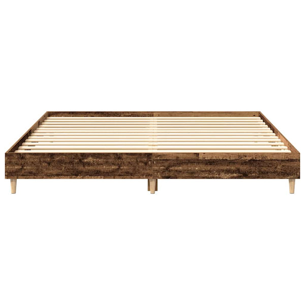 Bettgestell 200x200 Altholz-Optik
