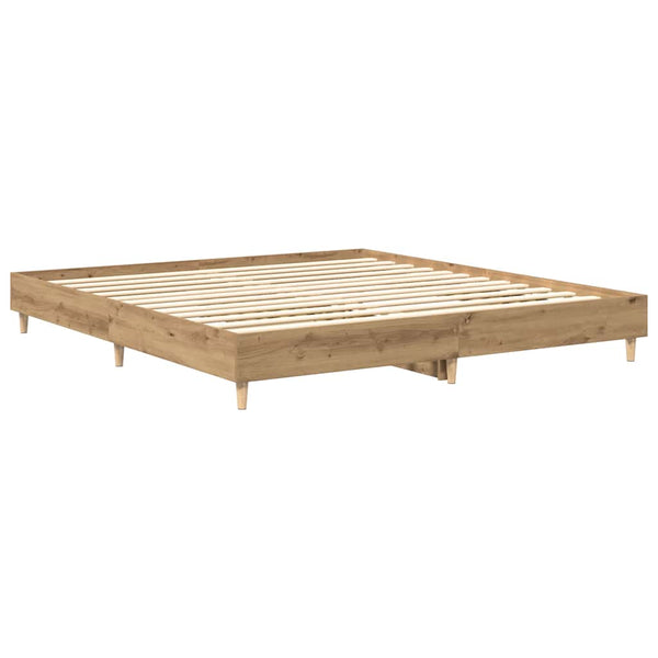 Bettgestell 200x200 Artisan Eiche ohne Matratze