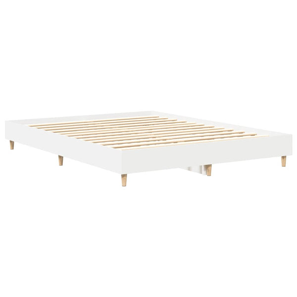 Bettgestell Weiß 150x200 cm
