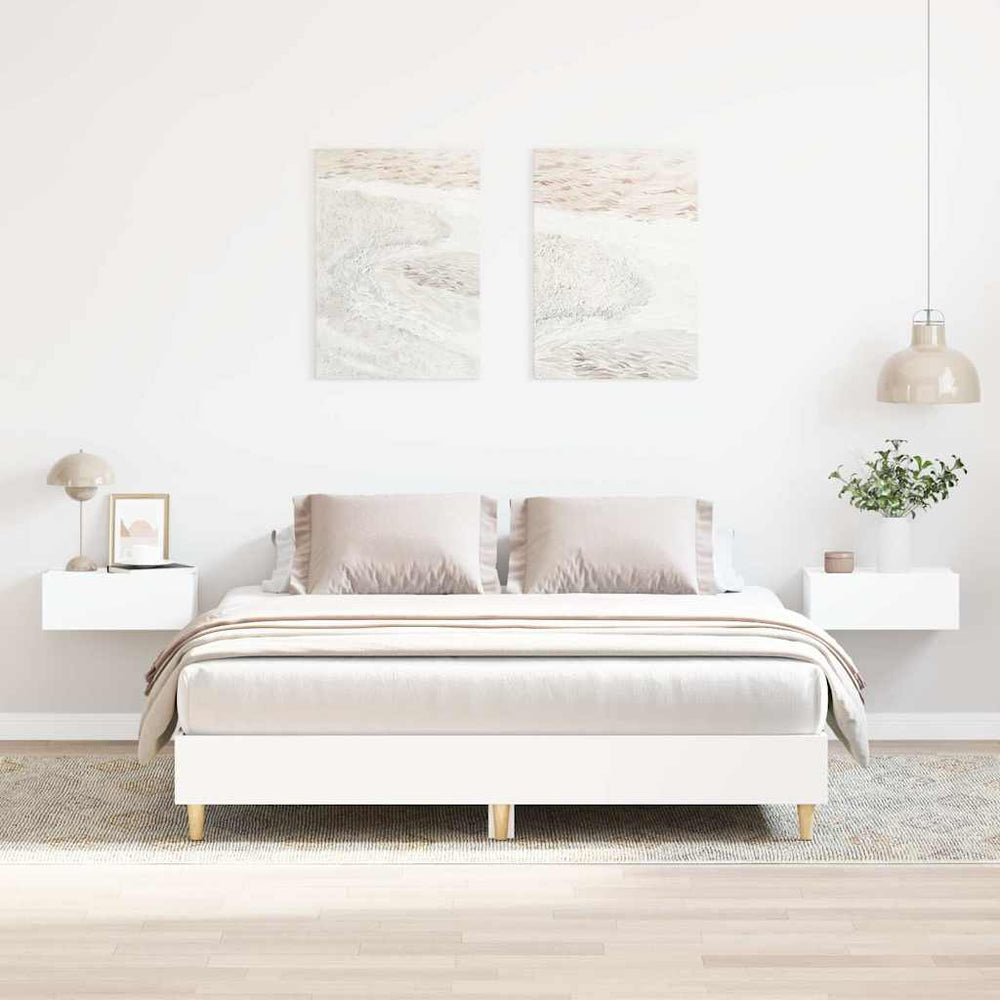 Bettgestell Weiß 150x200 cm