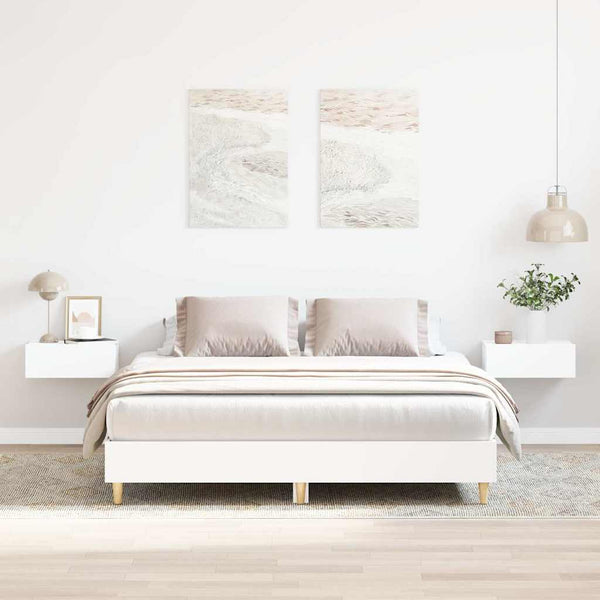 Bettgestell Weiß 150x200 cm