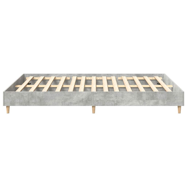 Bettgestell Betongrau 150x200 cm
