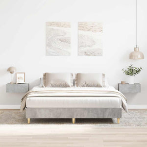 Bettgestell Betongrau 150x200 cm