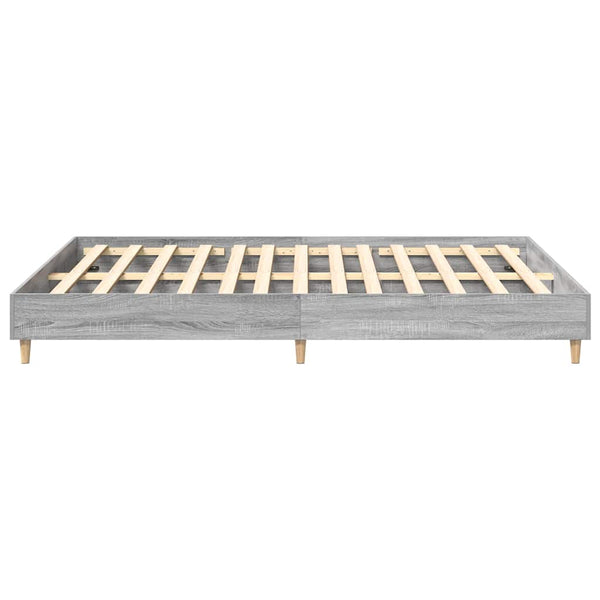 Bettgestell Grau Sonoma 150x200 cm