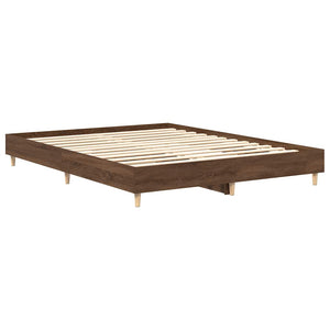 Bettgestell Braun Eichen-Optik 150x200 cm