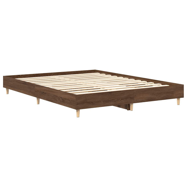 Bettgestell Braun Eichen-Optik 150x200 cm