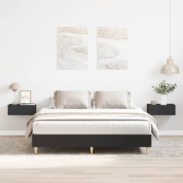 Bettgestell Schwarz 140x200 cm